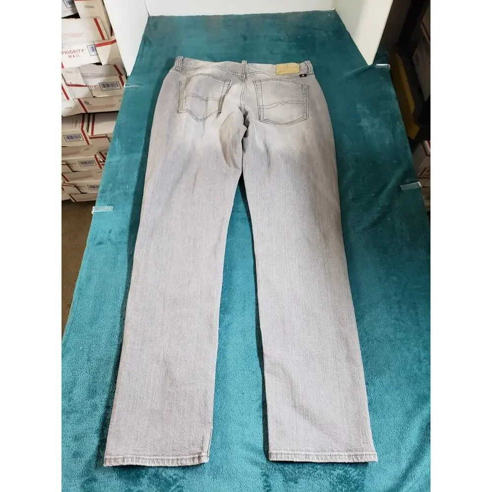Lucky Brand Jeans Size 30x32 Mens Gray Pants Stretch 121 Heritage Slim Straight